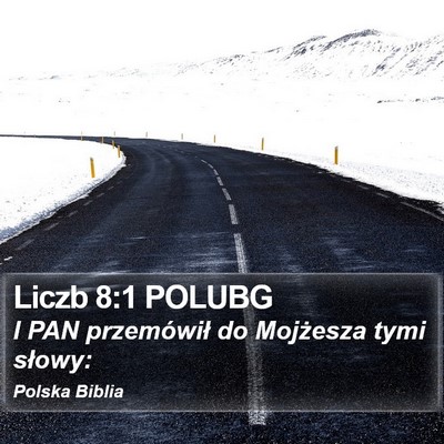 Liczb 8:1 POLUBG Bible Verse Image