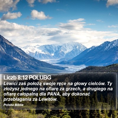 Liczb 8:12 POLUBG Bible Verse Image