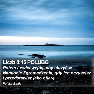 Liczb 8:15 POLUBG Bible Verse Image