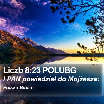 Liczb 8:23 POLUBG Bible Verse Image