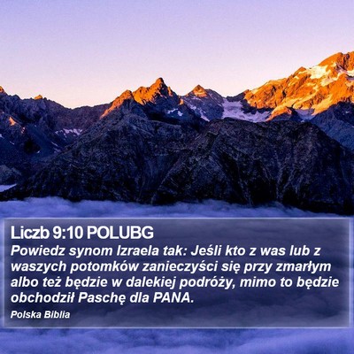 Liczb 9:10 POLUBG Bible Verse Image