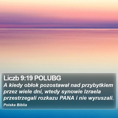 Liczb 9:19 POLUBG Bible Verse Image