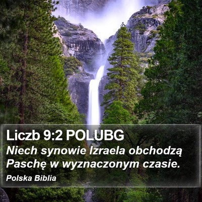 Liczb 9:2 POLUBG Bible Verse Image