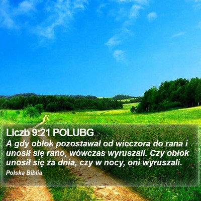 Liczb 9:21 POLUBG Bible Verse Image