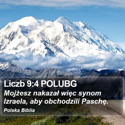 Liczb 9:4 POLUBG Bible Verse Image