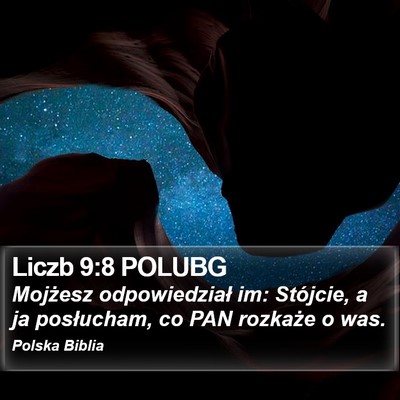 Liczb 9:8 POLUBG Bible Verse Image