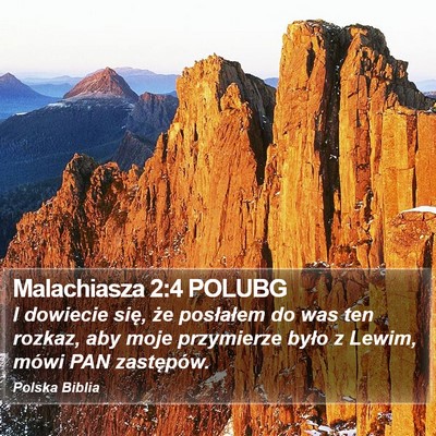 Malachiasza 2:4 POLUBG Bible Verse Image