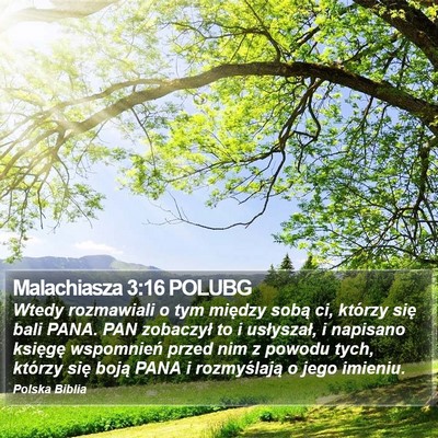 Malachiasza 3:16 POLUBG Bible Verse Image