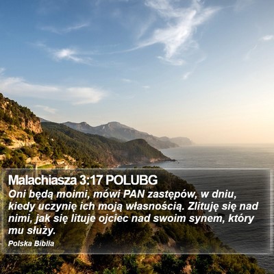 Malachiasza 3:17 POLUBG Bible Verse Image