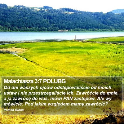 Malachiasza 3:7 POLUBG Bible Verse Image