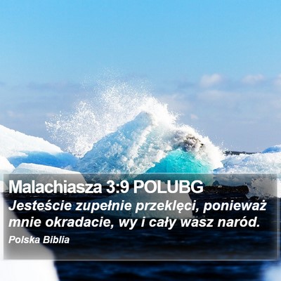 Malachiasza 3:9 POLUBG Bible Verse Image