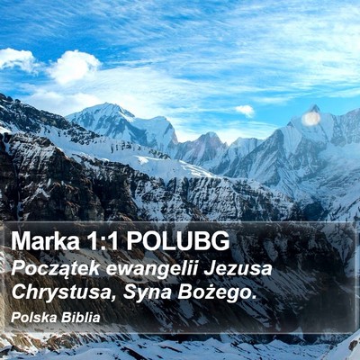 Marka 1:1 POLUBG Bible Verse Image