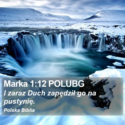 Marka 1:12 POLUBG Bible Verse Image