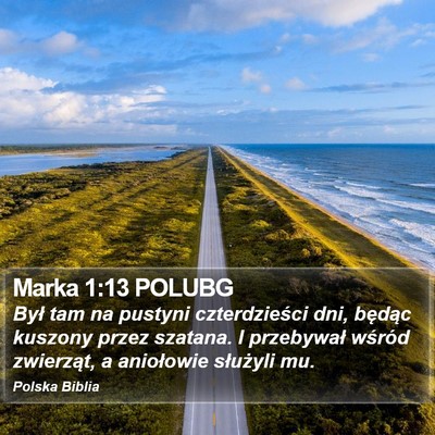 Marka 1:13 POLUBG Bible Verse Image