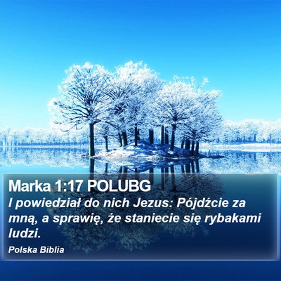 Marka 1:17 POLUBG Bible Verse Image
