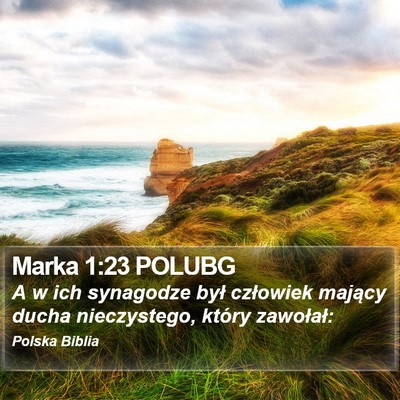 Marka 1:23 POLUBG Bible Verse Image