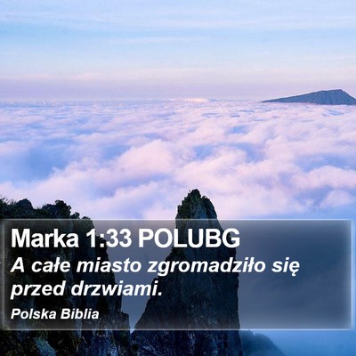Marka 1:33 POLUBG Bible Verse Image