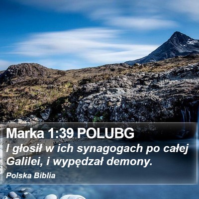 Marka 1:39 POLUBG Bible Verse Image