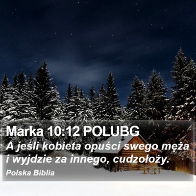 Marka 10:12 POLUBG Bible Verse Image
