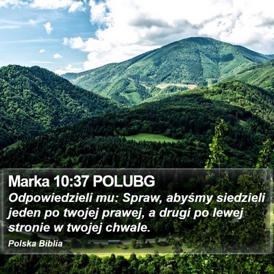 Marka 10:37 POLUBG Bible Verse Image