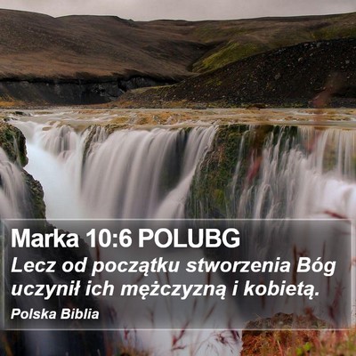 Marka 10:6 POLUBG Bible Verse Image
