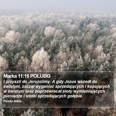 Marka 11:15 POLUBG Bible Verse Image