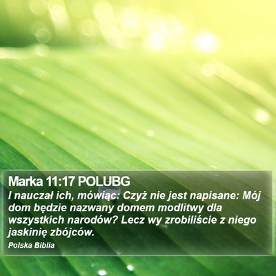Marka 11:17 POLUBG Bible Verse Image