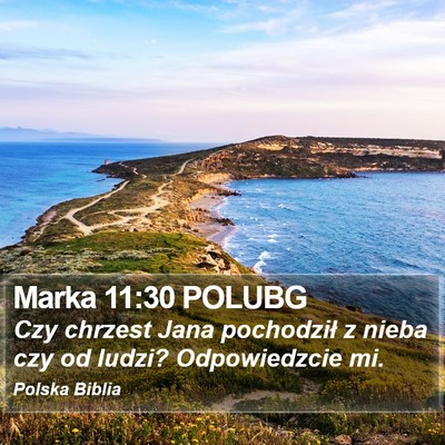 Marka 11:30 POLUBG Bible Verse Image