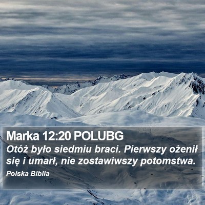 Marka 12:20 POLUBG Bible Verse Image