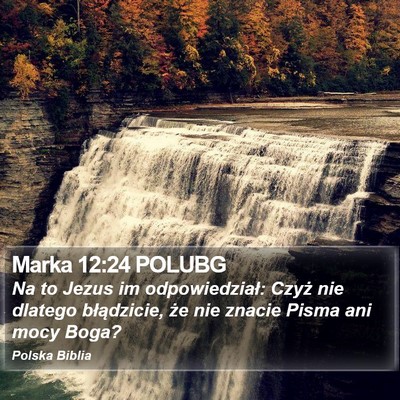 Marka 12:24 POLUBG Bible Verse Image