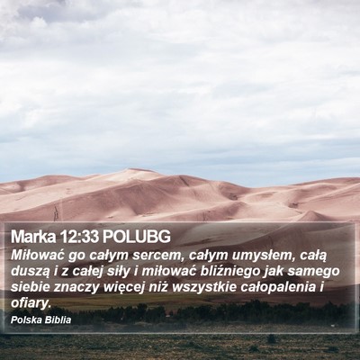 Marka 12:33 POLUBG Bible Verse Image