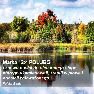 Marka 12:4 POLUBG Bible Verse Image