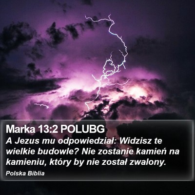 Marka 13:2 POLUBG Bible Verse Image