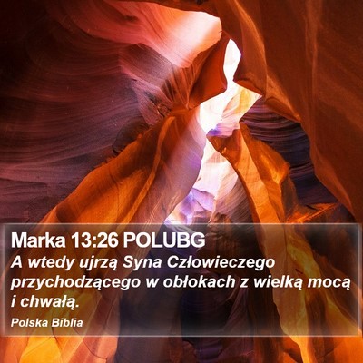 Marka 13:26 POLUBG Bible Verse Image