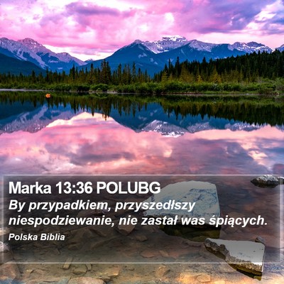 Marka 13:36 POLUBG Bible Verse Image