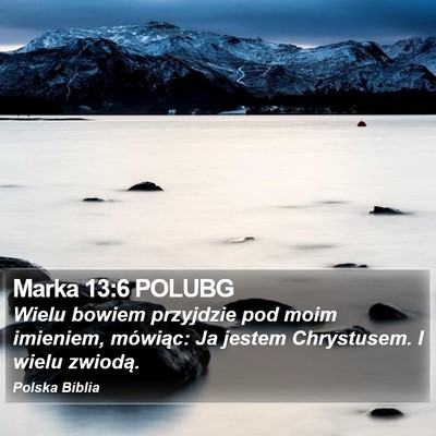 Marka 13:6 POLUBG Bible Verse Image