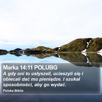Marka 14:11 POLUBG Bible Verse Image