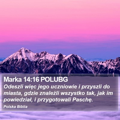 Marka 14:16 POLUBG Bible Verse Image