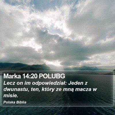 Marka 14:20 POLUBG Bible Verse Image