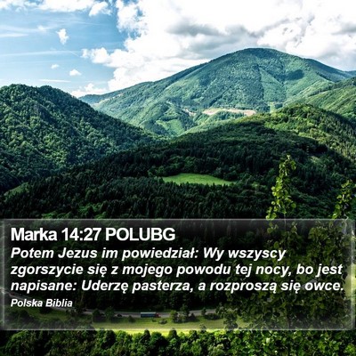 Marka 14:27 POLUBG Bible Verse Image