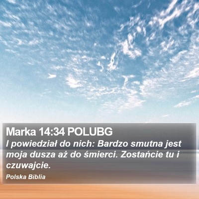 Marka 14:34 POLUBG Bible Verse Image