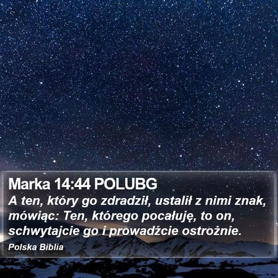 Marka 14:44 POLUBG Bible Verse Image