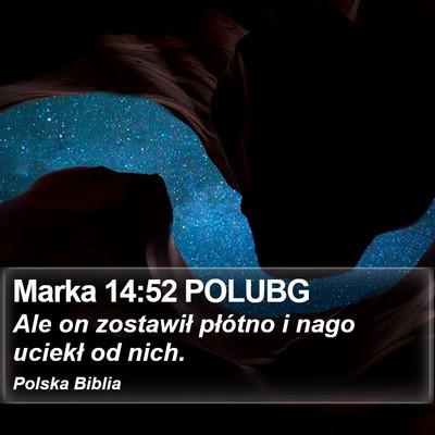 Marka 14:52 POLUBG Bible Verse Image