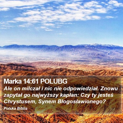 Marka 14:61 POLUBG Bible Verse Image