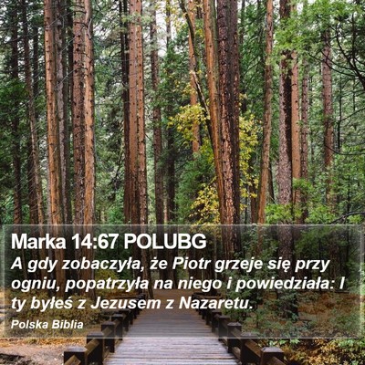 Marka 14:67 POLUBG Bible Verse Image