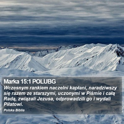 Marka 15:1 POLUBG Bible Verse Image