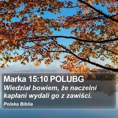 Marka 15:10 POLUBG Bible Verse Image