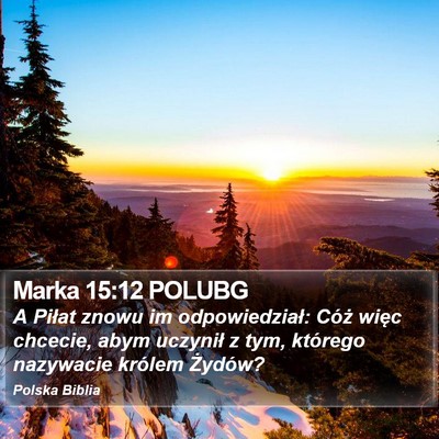 Marka 15:12 POLUBG Bible Verse Image
