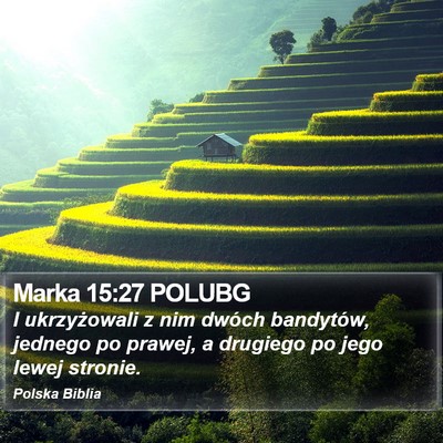 Marka 15:27 POLUBG Bible Verse Image
