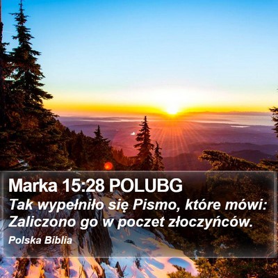 Marka 15:28 POLUBG Bible Verse Image